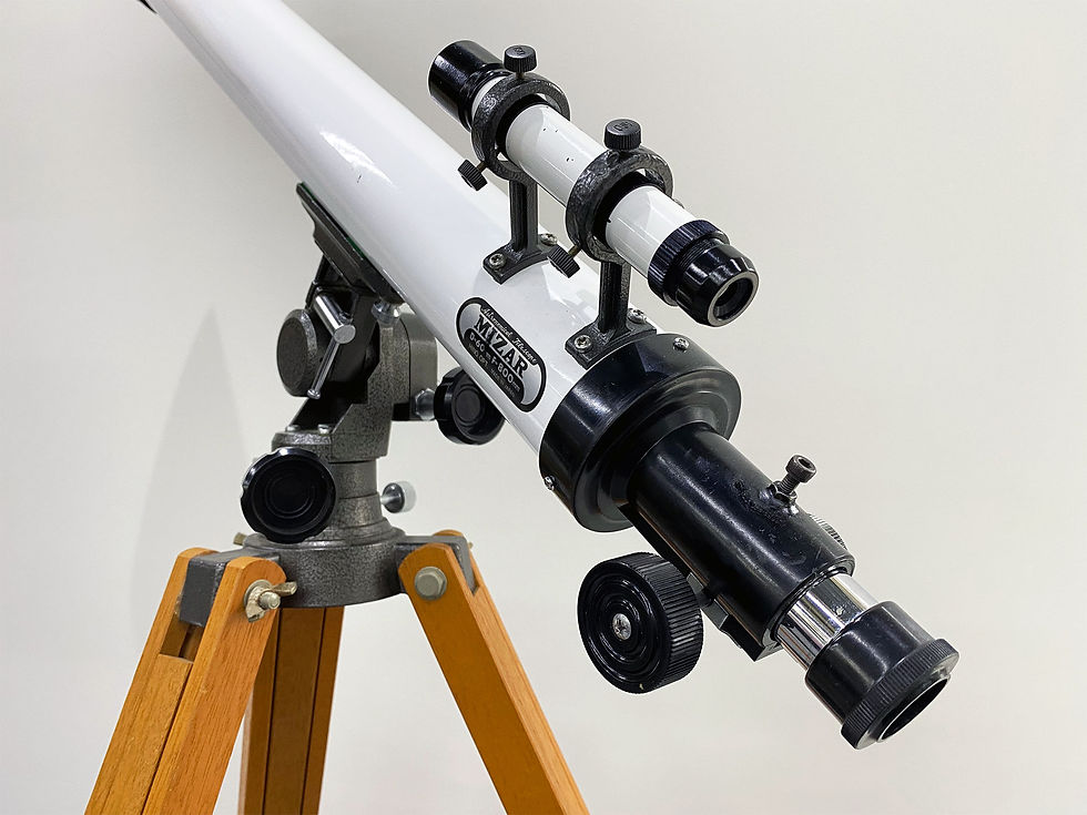 サムネイル： 【完売】【中古品】ミザール　K型経緯台 60mm屈折望遠鏡セット
