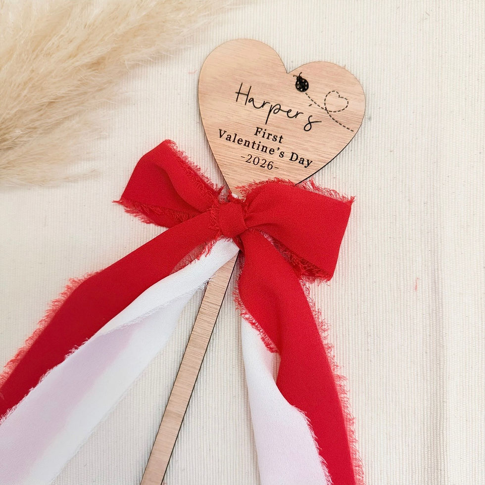 Thumbnail: Valentines wand: My 1st Valentines / Little Valentines