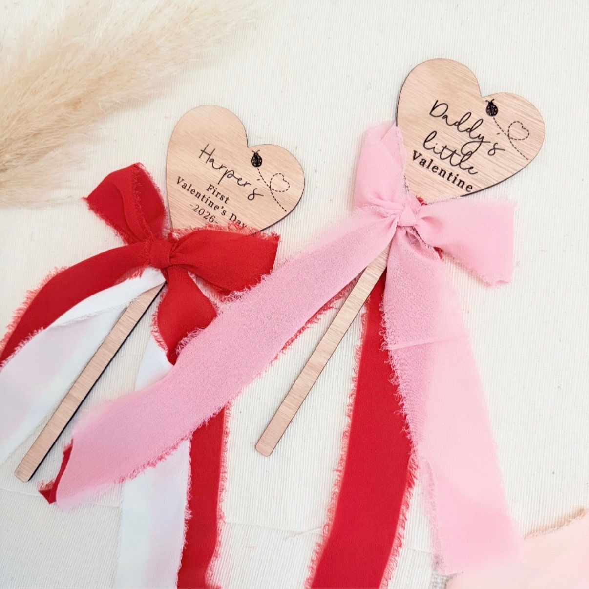 Valentines wand: My 1st Valentines / Little Valentines