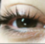 A customer with a Medium Lash Lift