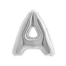 Helium Letterballon Zilver Ballon Atelier Arnhem Helium Ballonnen Arnhem Velp Oosterbeek Rozendaal Rheden Duiven Elst Huissen