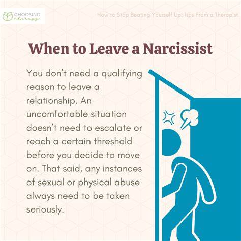 When to Leave a Narcissist