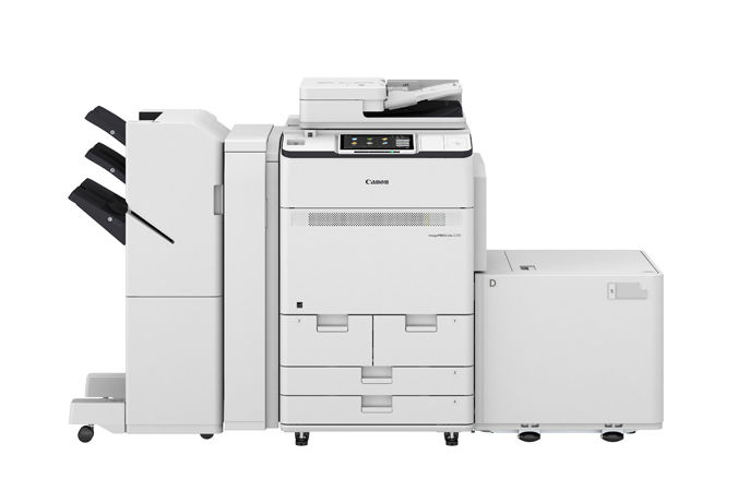 Canon imagePRESS Lite C270 Series multifunction printer with high-speed scanning and user-friendly touchscreen.
