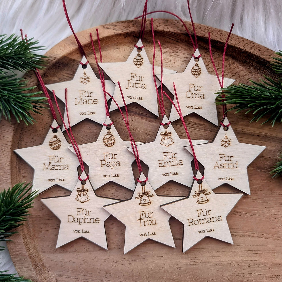 Mini-Geschenkanhänger 10er Set