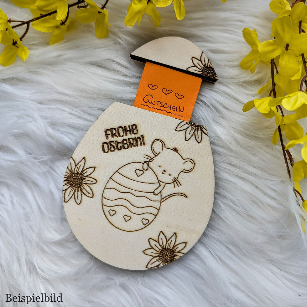 Miniaturbild: Osterei Geld-/Gutscheinhalter mit Name