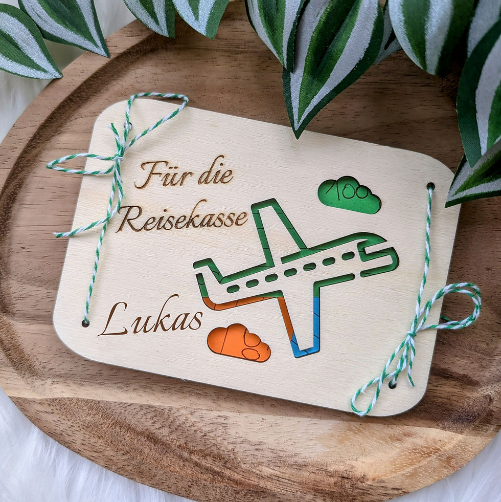 Geldgeschenk-Karte "Reisekasse"