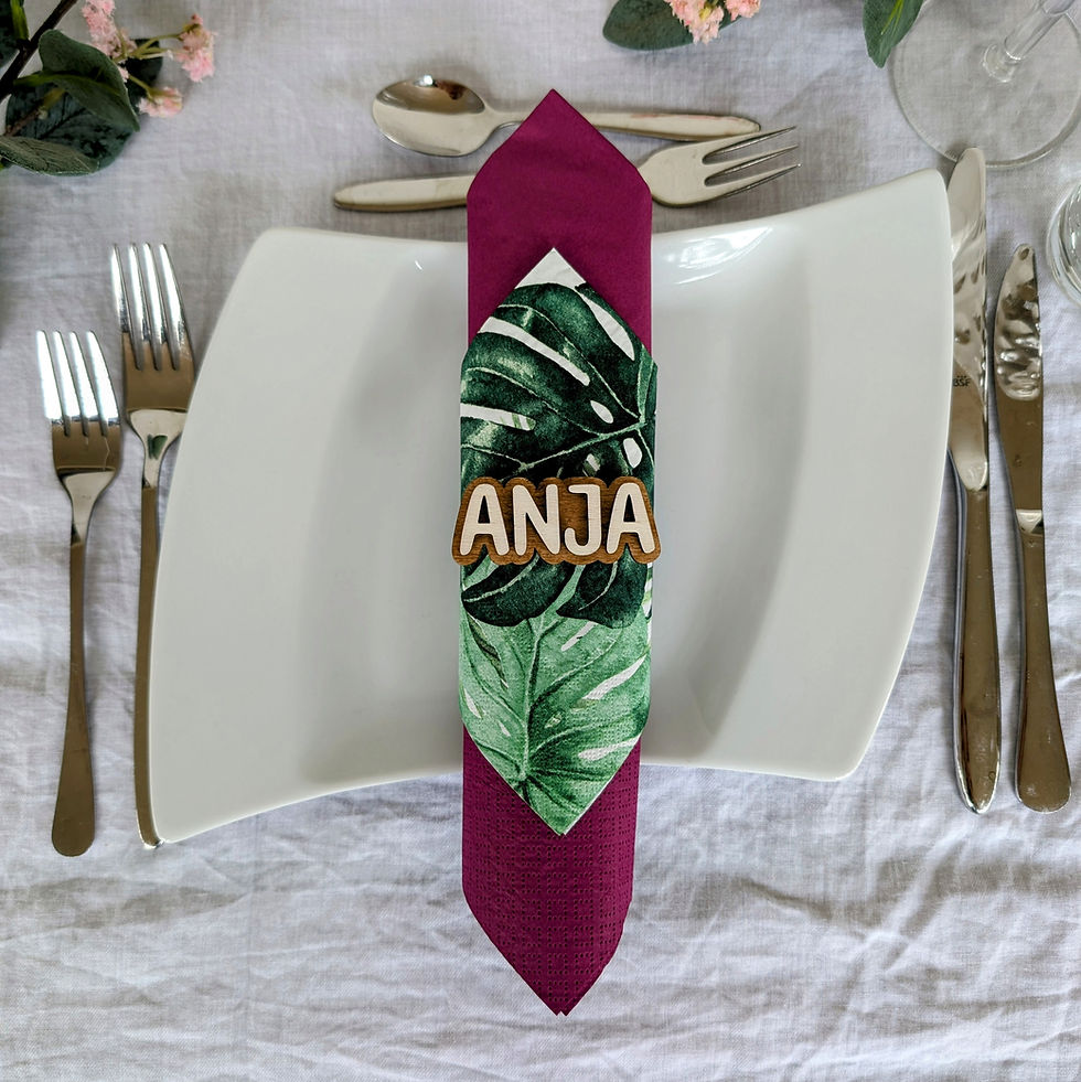 Miniaturbild: Namensschriftzug / Gastgeschenk