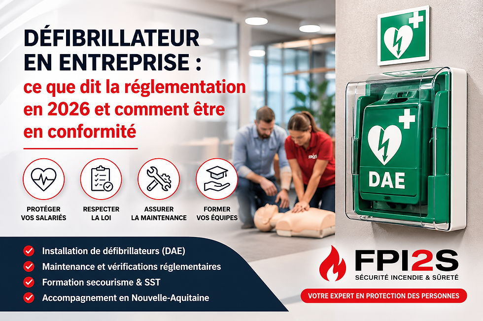 Défibrillateur en entreprise : comprendre la réglementation 2026 et assurer la conformité de votre établissement