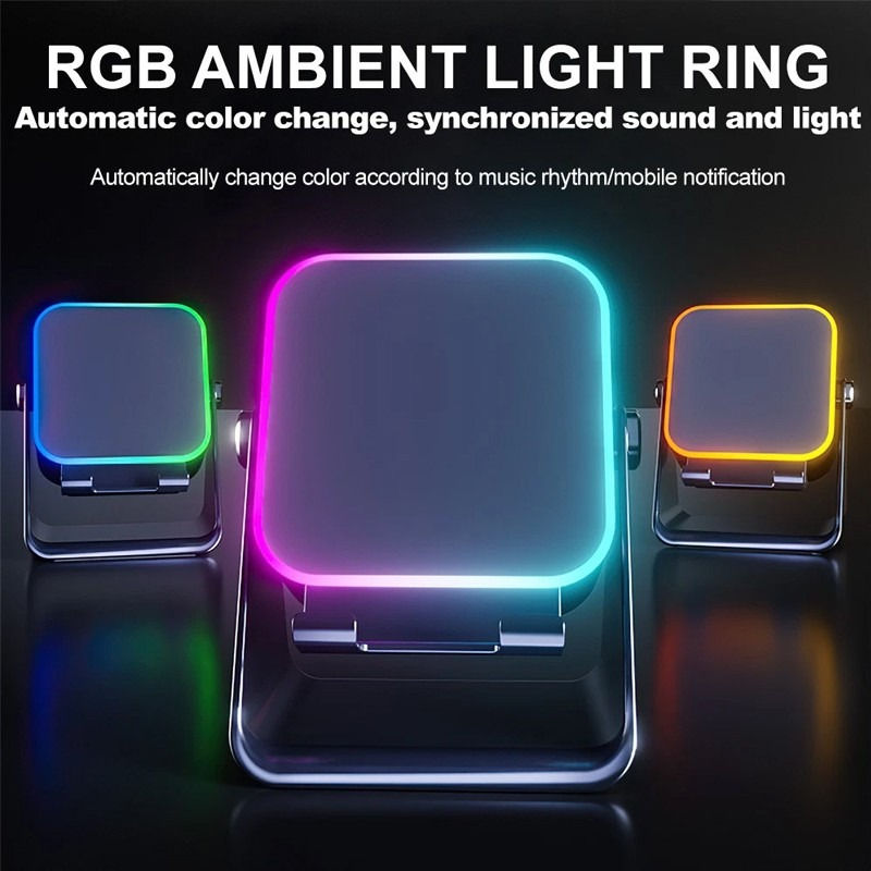 Thumbnail: 5-in-1 Induction Bluetooth Speaker with Phone Stand