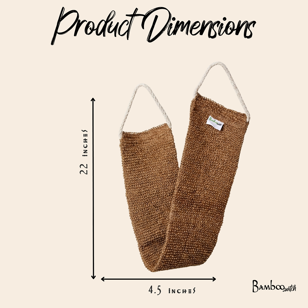 Thumbnail: Sisal Linen Back Exfoliating Strap | Earth Day Bestseller