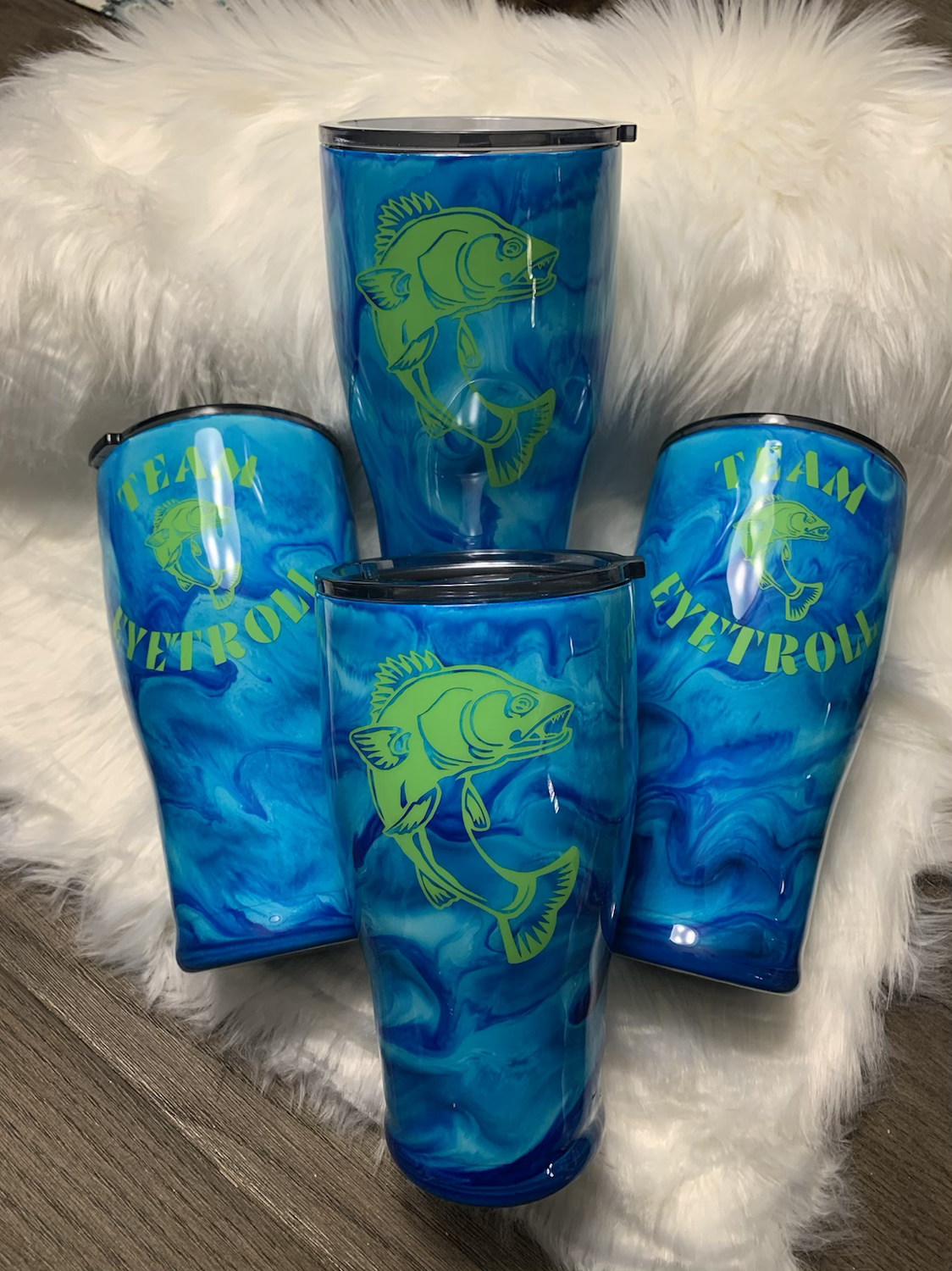 30oz Walleye Custom Ink Tumbler