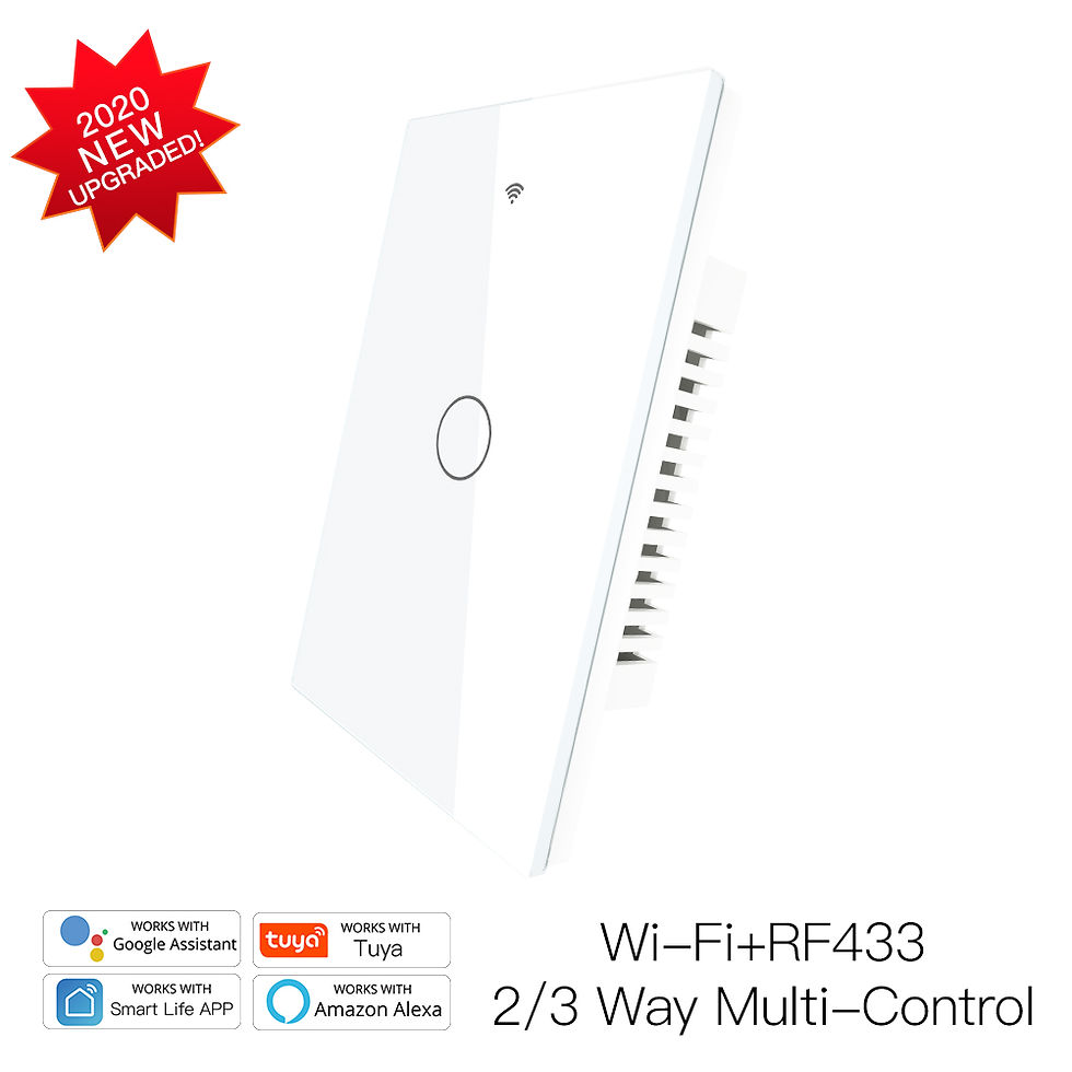 Thumbnail: MOES Smart WiFi Light Switch Pro™ – Voice & RF Control