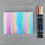 Thumbnail: Handmade Journal / Pastel Stripes / 5 X 7 Landscape