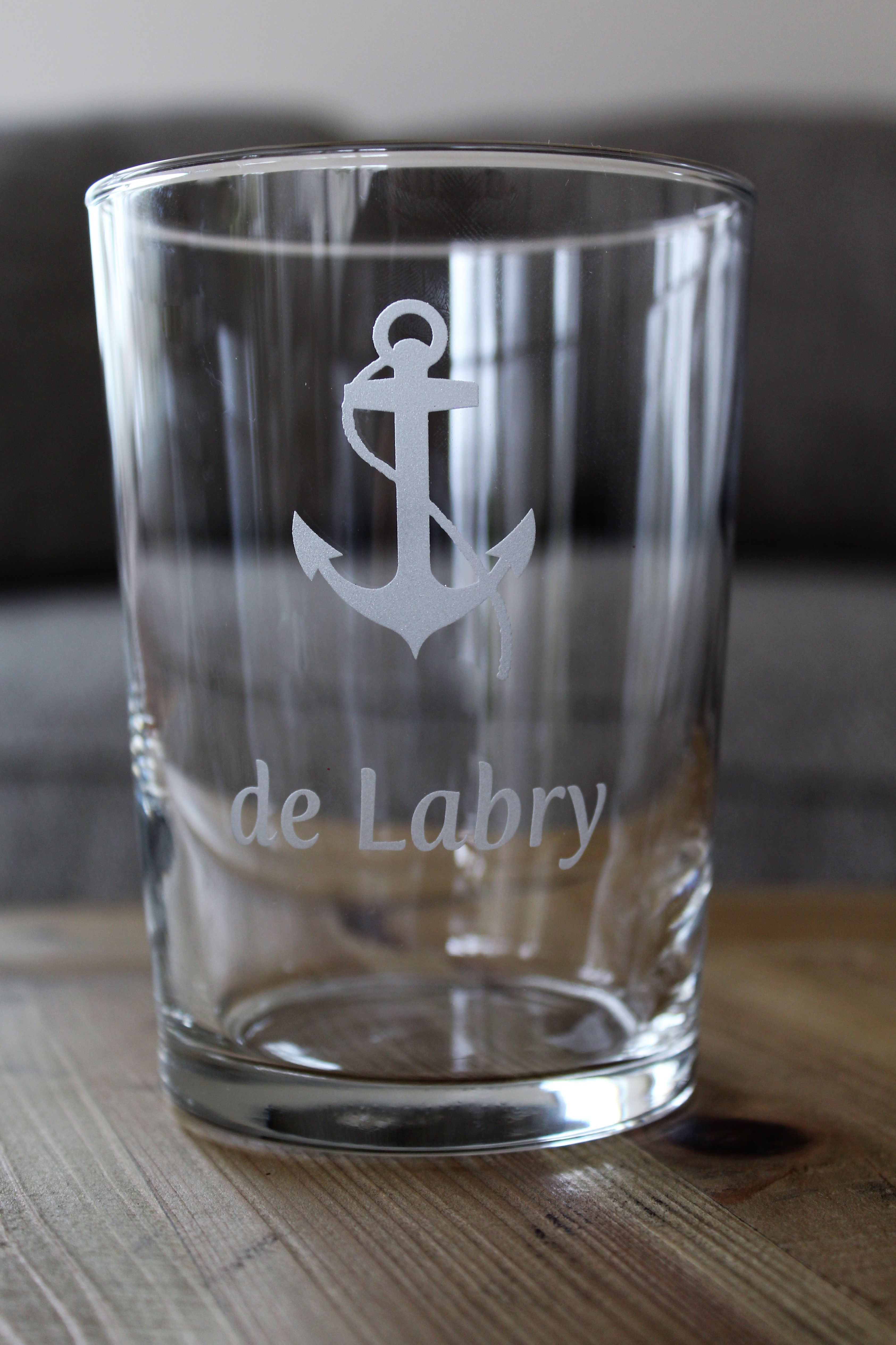 Personalized water tumblers (set of four)