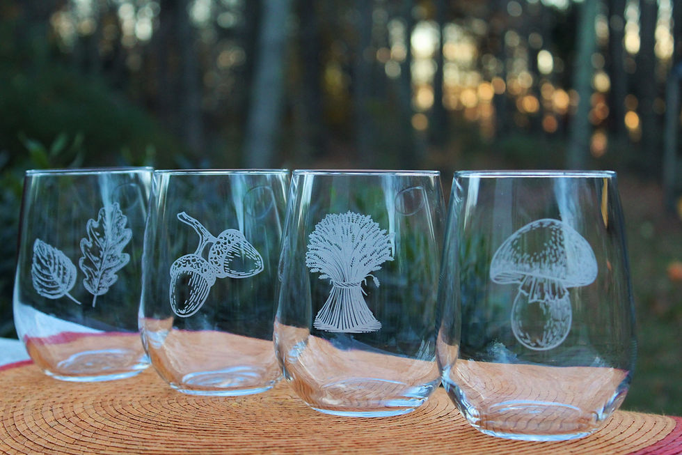 Thumbnail: Stemless Wine Glasses (Set of 4)