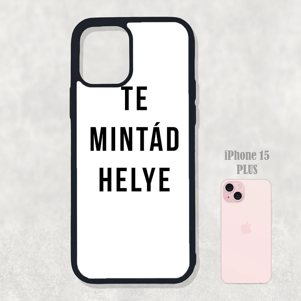 iPhone 15 Plus egyedi telefontok