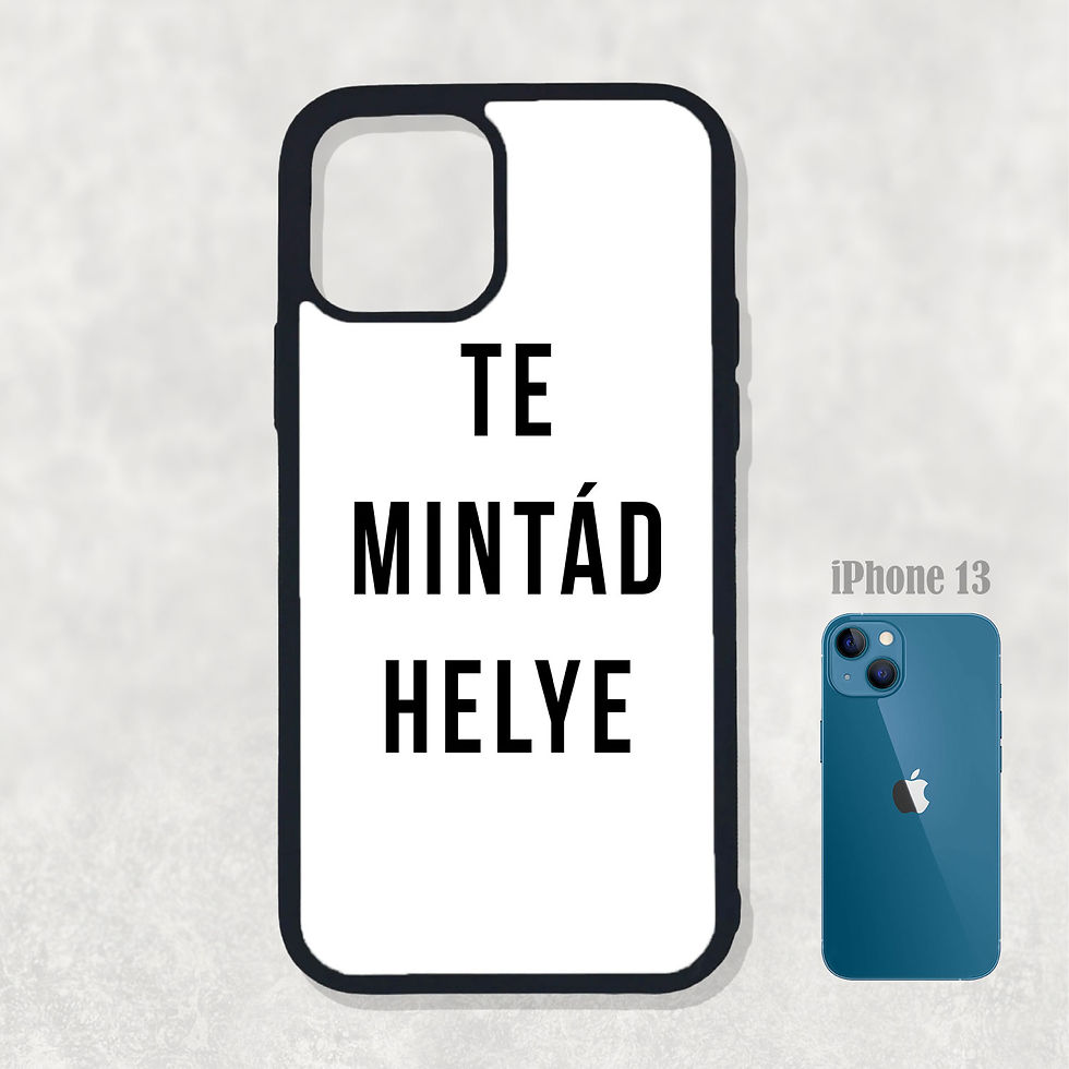 iPhone 13 egyedi telefontok