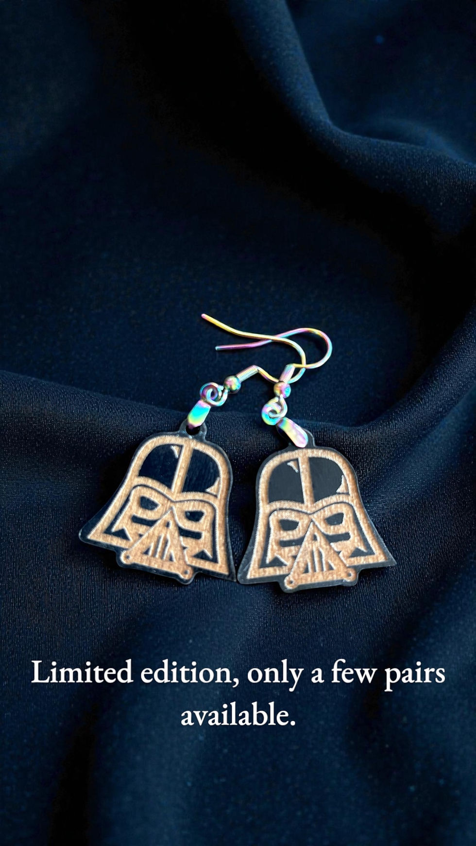 Thumbnail: "I Find Your Lack of Accessories Disturbing" | Darth Vader Wood Earrings