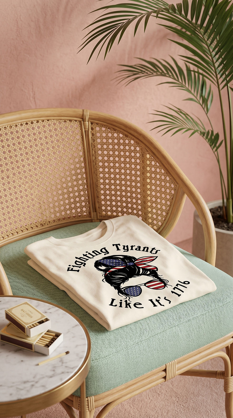 Thumbnail: Fighting Tyrants Like It’s 1776 Patriotic Graphic Tee