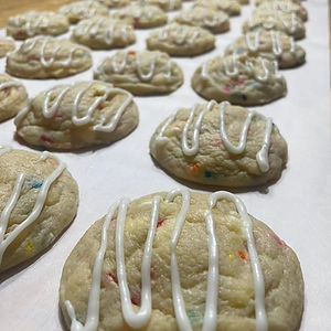 Birthday cake cookie