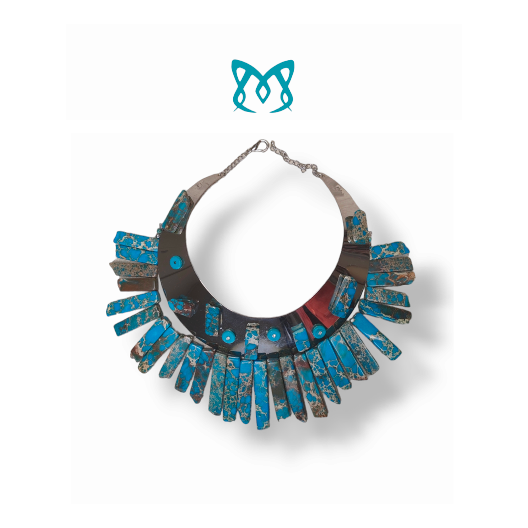 Tour de cou en Turquoise et Argent