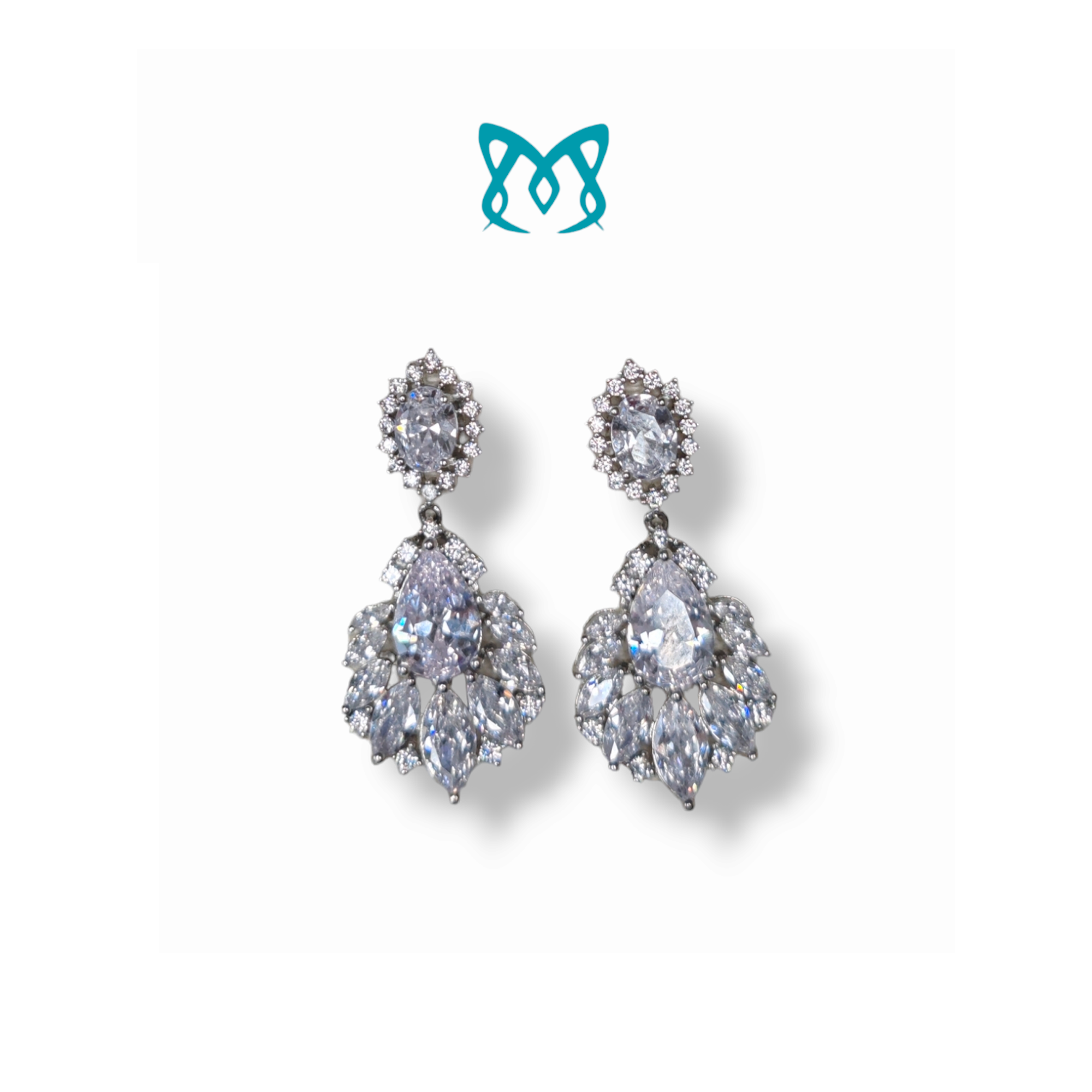 Boucles d'oreilles en Crystal de Zircone