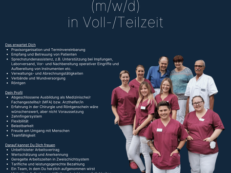 Wir stellen ein! Werde Teil unseres Teams.