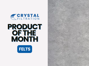 Felt filter media, also known as "filter fleece"