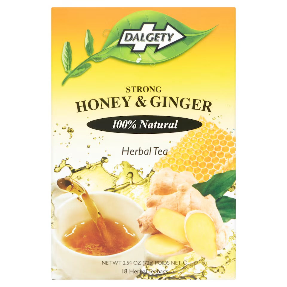 Delgaty Tea Honey & Ginger 100% Natural