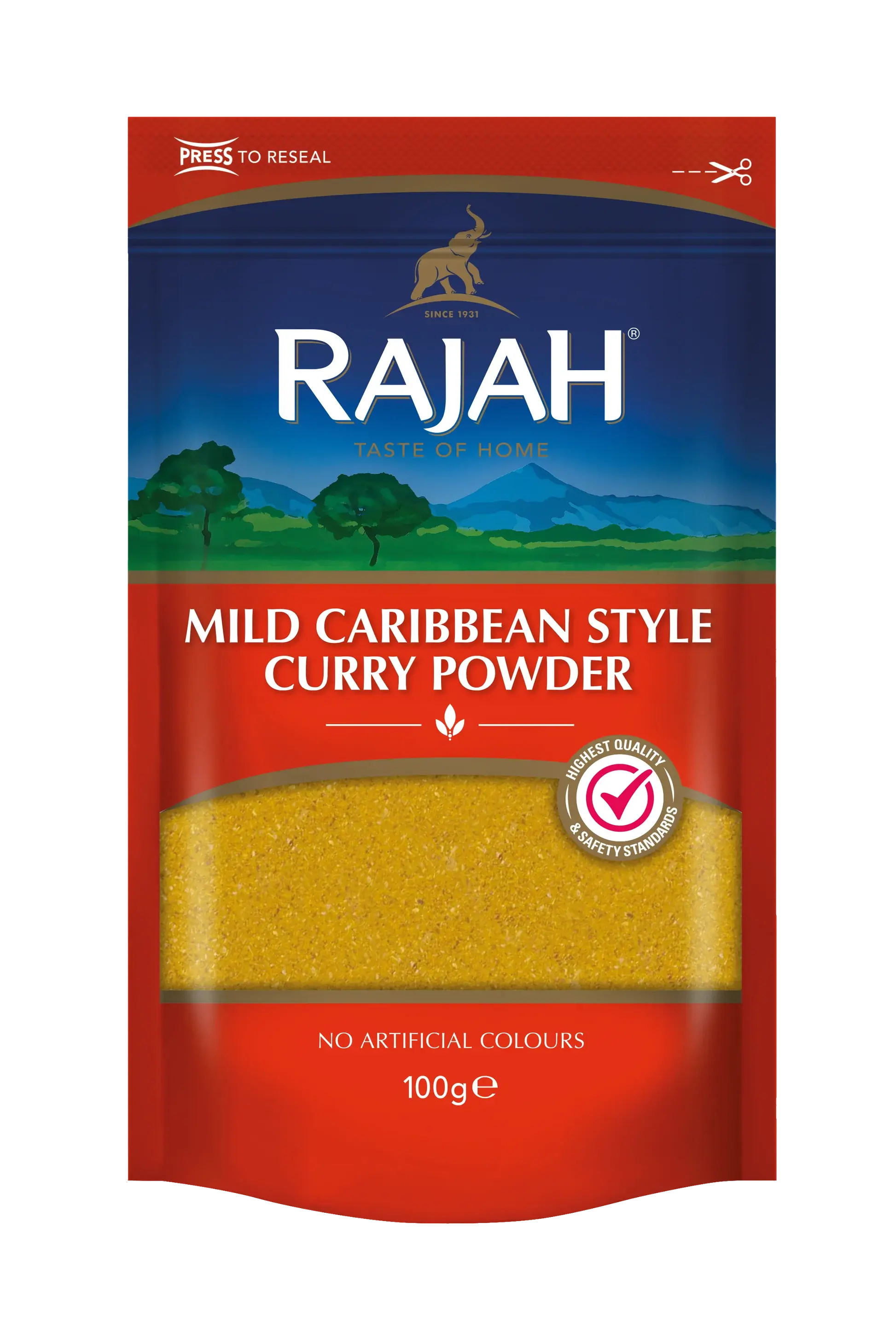 Rajah Mild Caribbean Style Curry Powder – 100g