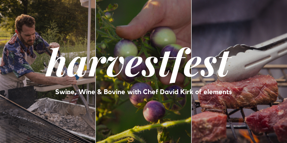 Harvestfest Swine, Wine & Bovine with Chef David Kirk from elements