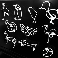 3D printed wire Picasso animals