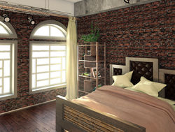 Industrial bedroom