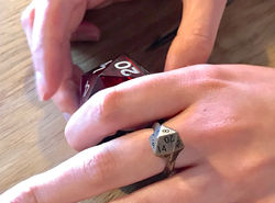 D20 ring for game masters