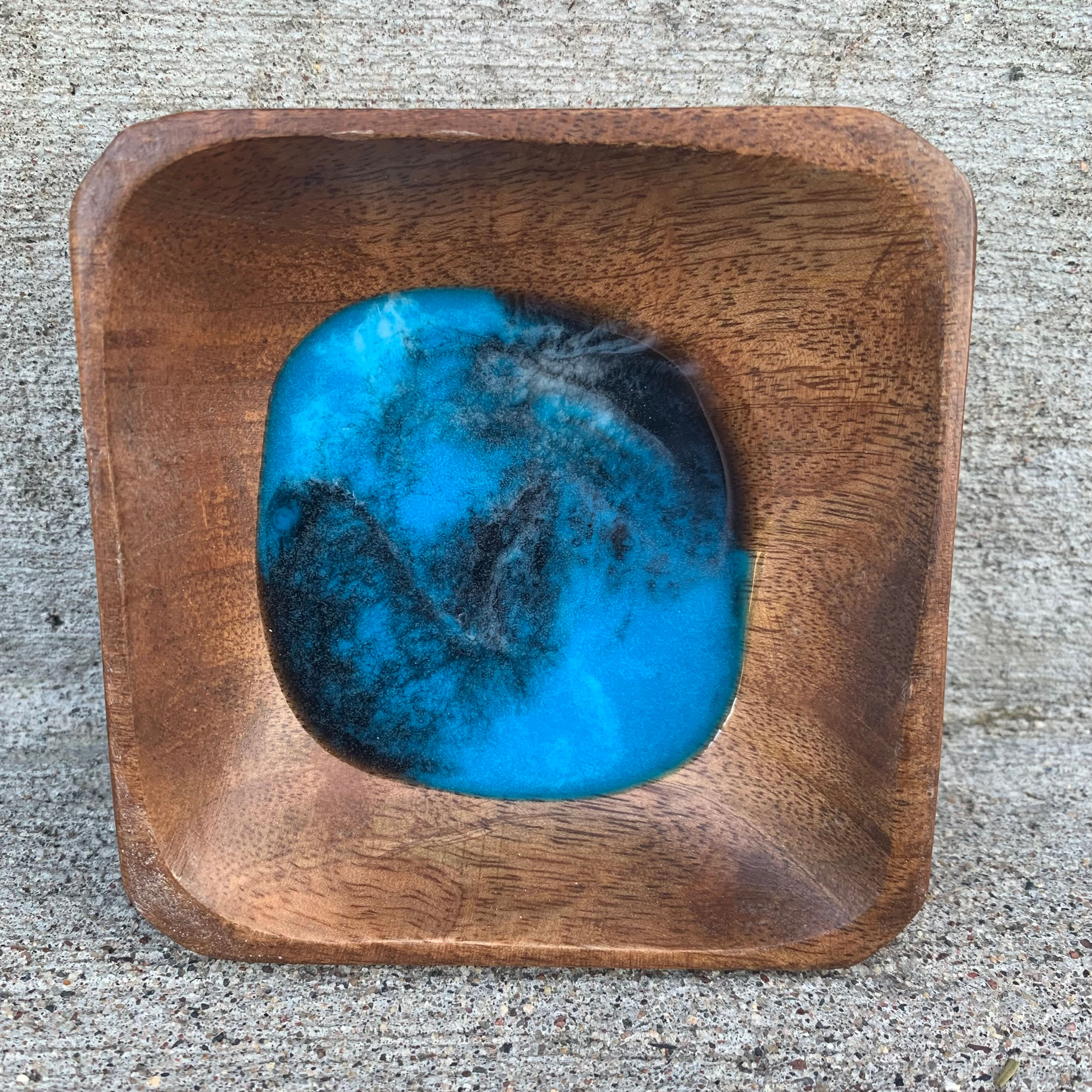 Electric Teal, Black, White