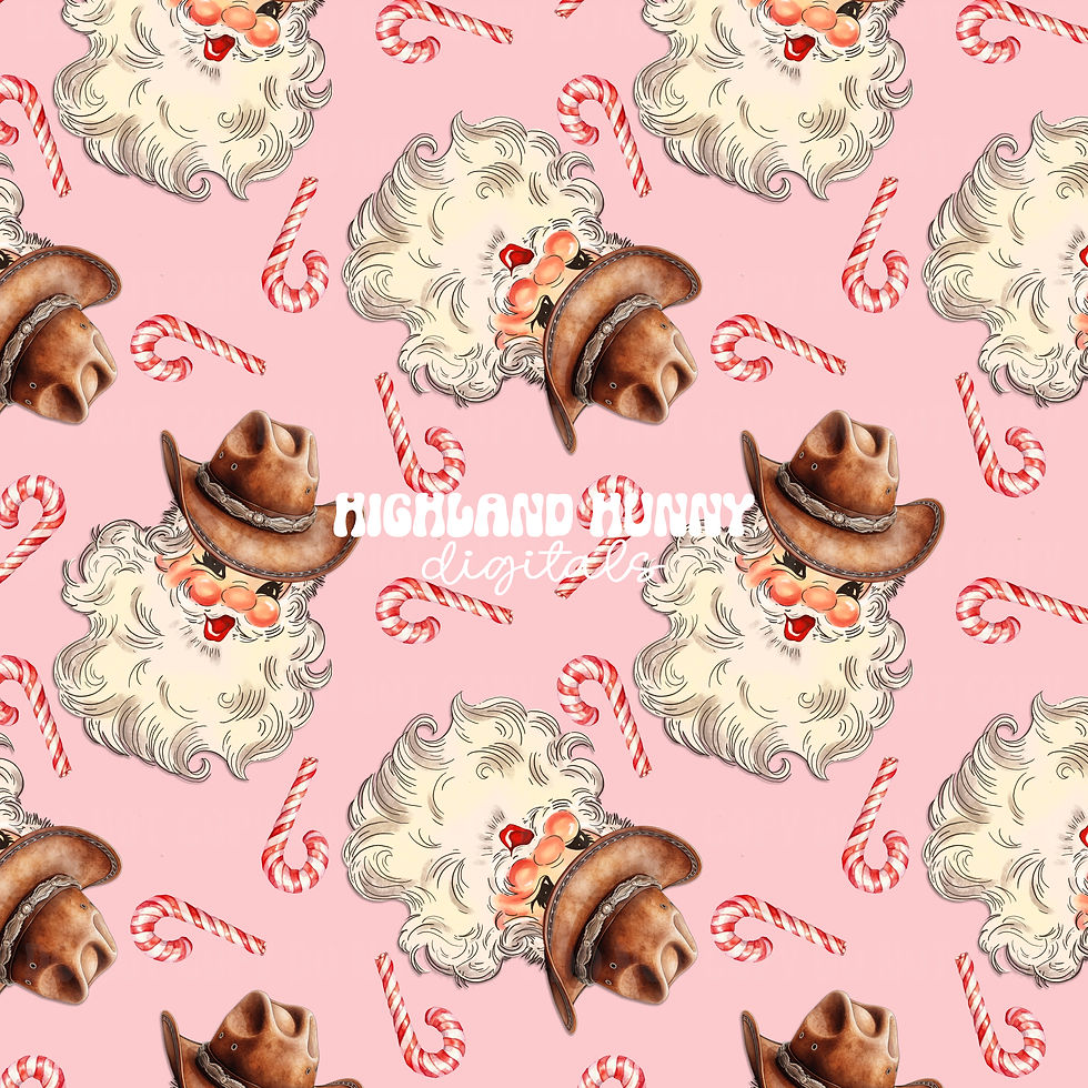 Cowboy Christmas (Pink)