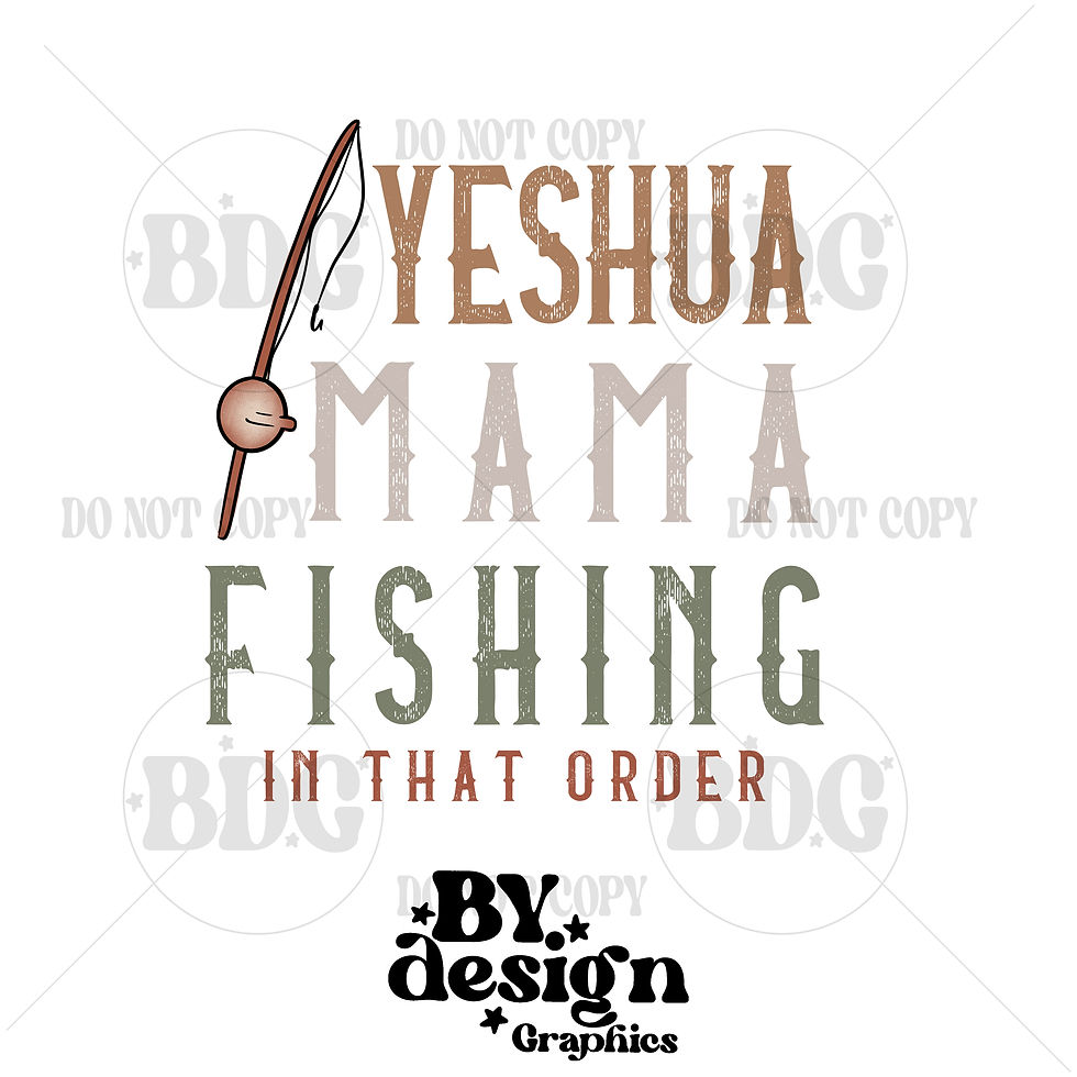 Yeshua Mama Fishing PNG