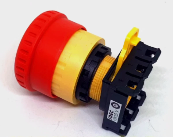 IDEC Interruptor de botón de parada de emergencia sin contacto YW1B-V #LL
