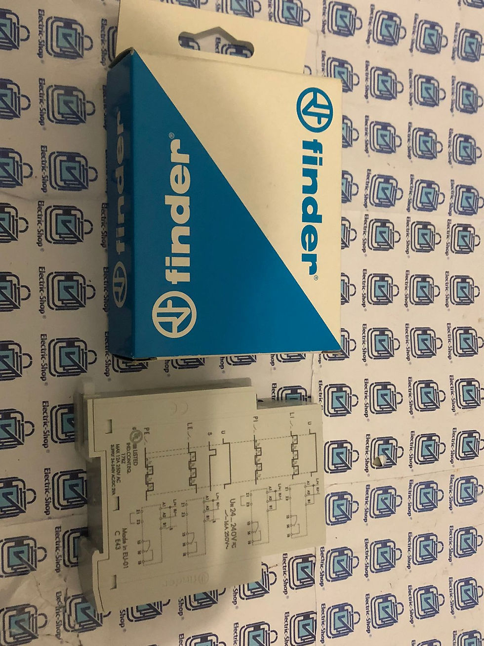 Miniatura: 83.91.0.240.0000 FINDER TIMER ASIMETRICO MULTIFUN 16A 1P2T 12-240VAC/DC P/RIEL F