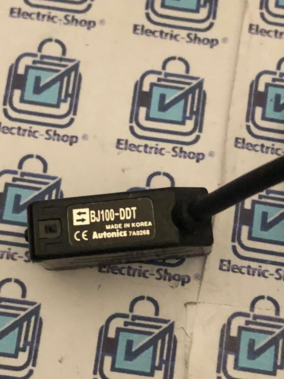 Miniatura: BJ100-DDT Sensor Fotoeléctrico, Largo Alcance, BJ, 100 mm, Difuso-Reflectante, N