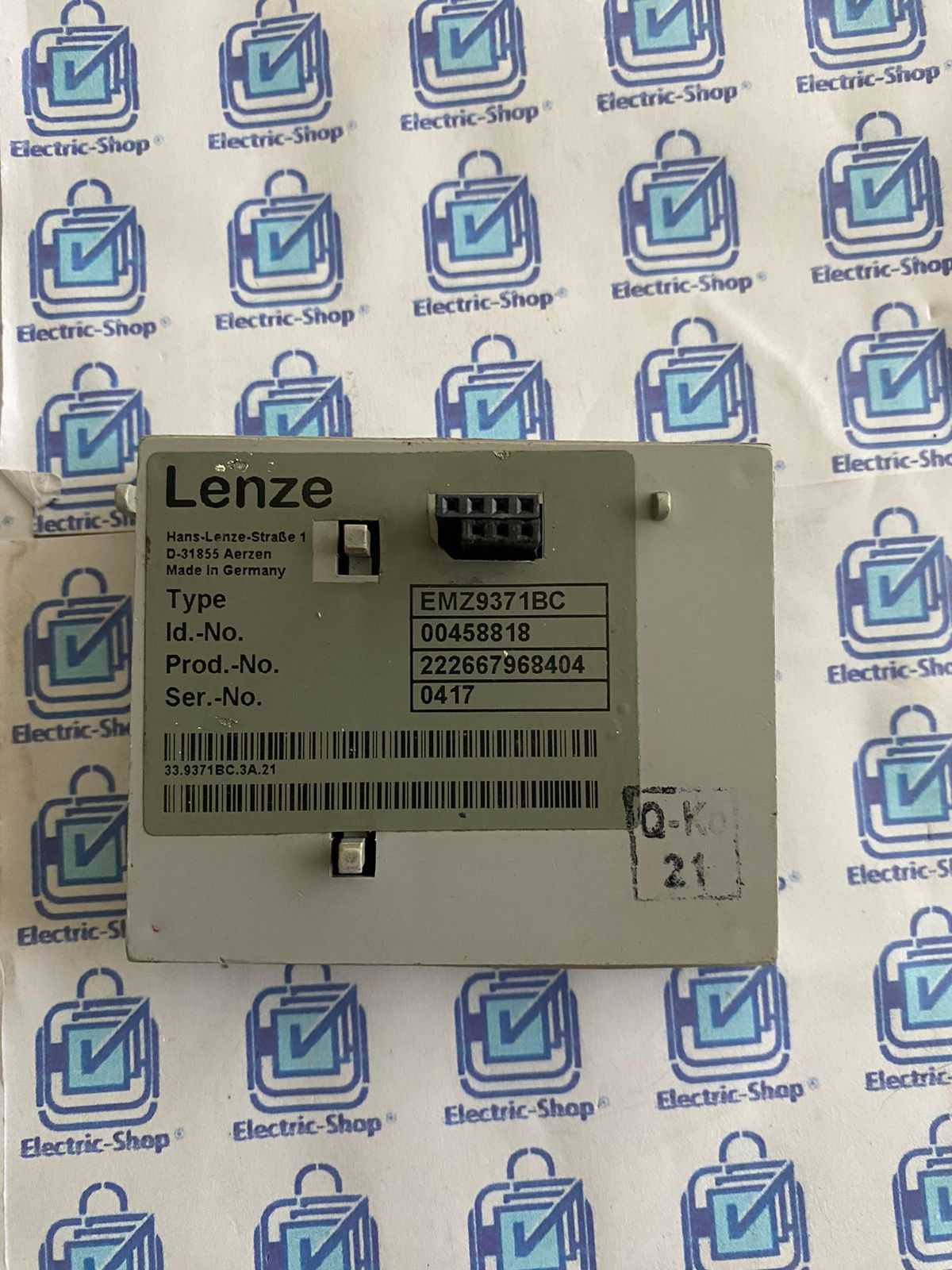 EMZ9371BC LENZE OPERATION KEYPAD MODULE FOR INVERTERS EMZ9371BC