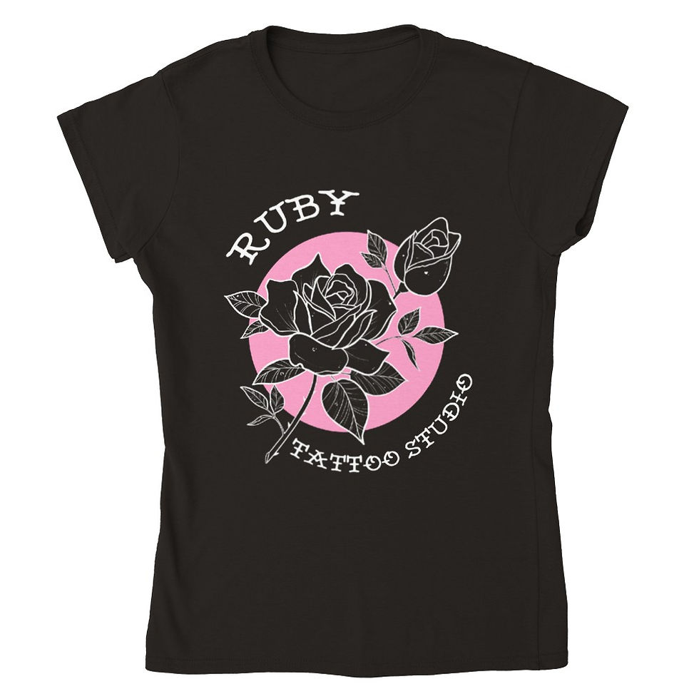 RTS  Pink Rose Women's T-Shirt
