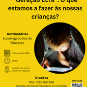 SESSÃO DE SENSIBILIZAÇÃO ENCARREGADOS DE EDUCAÇÃO