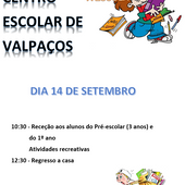 Regresso à Escola no Centro Escolar de Valpaços