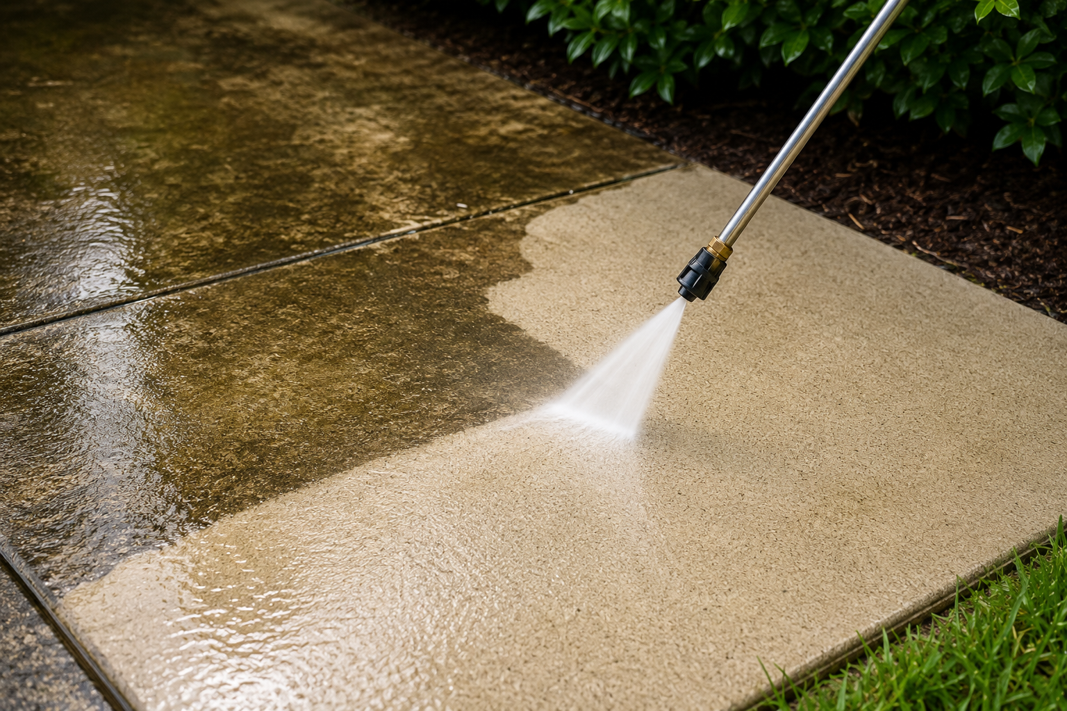 Pressure washing