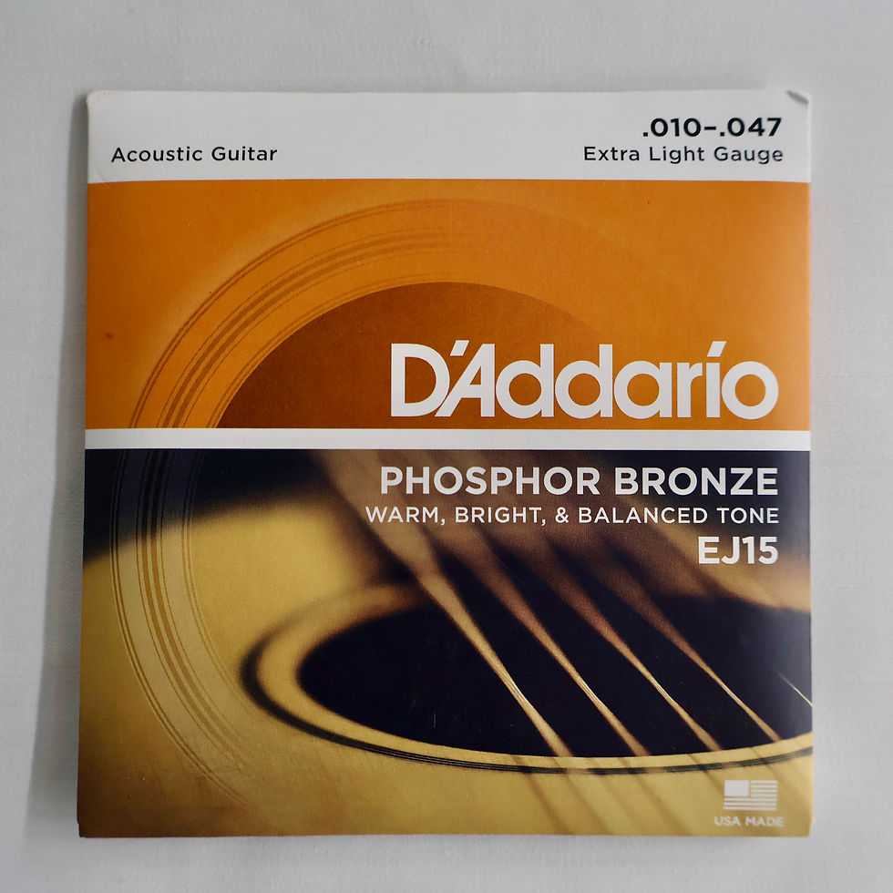 D'Addario EJ15 Extra Light Gauge 10-47 Acoustic Guitar
