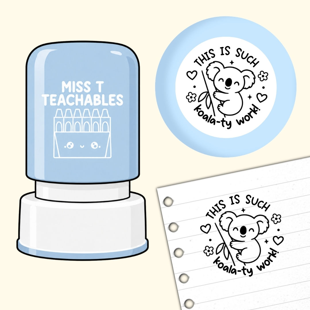 Koalaty Work Teacher Stamp