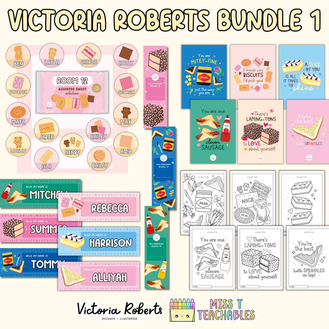 Victoria Roberts Resource Bundle 1 (Victoria Roberts x Miss T Teachables)
