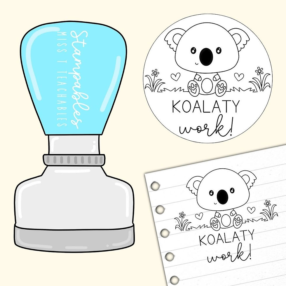 Koalaty Work Teacher Stamp