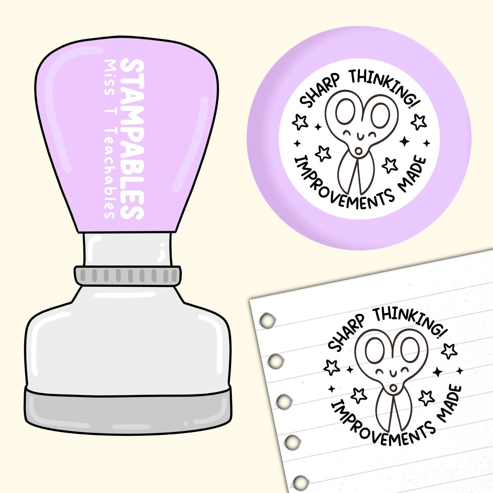 Sharp Thinking, Improvements Made Teacher Stamp